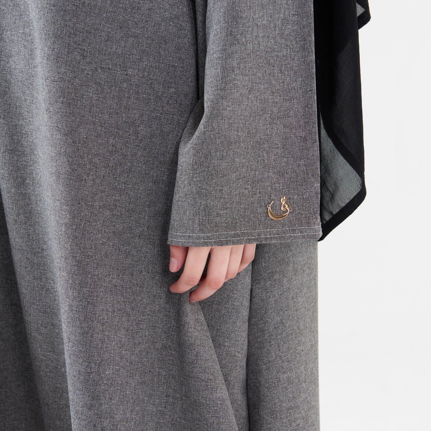 Grey abaya